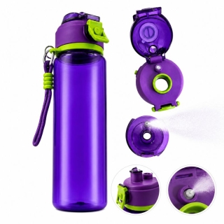 Bouteille d'eau 1000 ml avec vaporisateur Violet