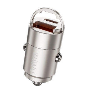 Chargeur Rapide de Voiture 30W&5A 2 Ports : USB-C PD & USB-A