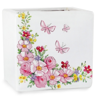 Pot de plante VIOLETTA forme carré 10 cm
