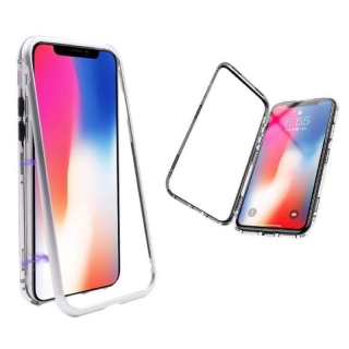 Coque Magnétique 360° pour Galaxy J4 2018 en Arrière en Verre Trempé