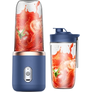 Mixeur blender portable Rechargeable avec deux tasses et 6 Lames