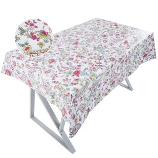 RIDGEFIELD HOME Nappe de table vinyle 179 X 129 cm