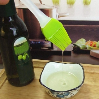 Pinceau de cuisine en silicone avec manche transparente