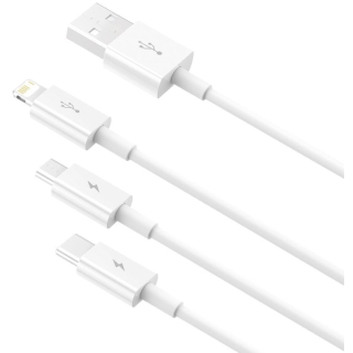 Cable USB - 3in1 - Micro USB -Type C - iPhone