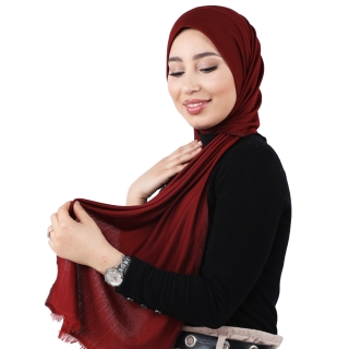 Turban hijab Rouge Brique idéal pour embellir la femme voilée