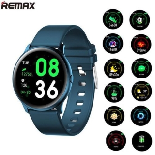 Smart Watch Bluetooth - Étanche IP67 - Sport et Santé - Bleu