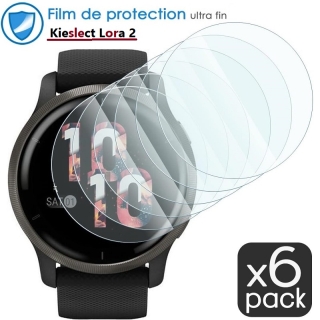 6 Film Protection D'écran Pour Kieslect Lora 2 Smart Watch