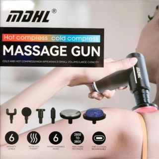 Pistolet de Massage à Percussion pour Tissus Profonds 6 EN 1