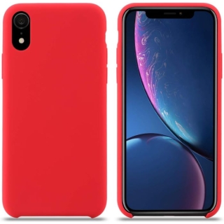 Coque en Silicone Apple pour Iphone XR Rouge