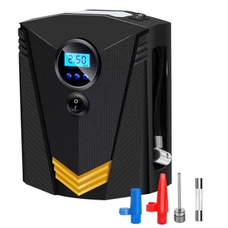 Compresseur D'air Avec Manomètre Numérique 12v CC 10 Bars