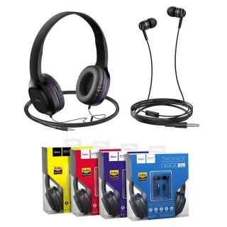 Lot de Casque et Ecouteurs Filaire avec Microphone