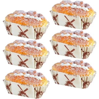 Lot de 6 Magnétique Faux Pains Artificiels pour Présentation et Décoration