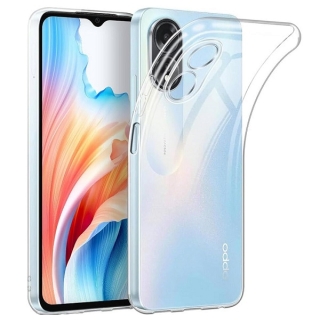 Coque Silicone pour Oppo A18 & Oppo A38 Transparente