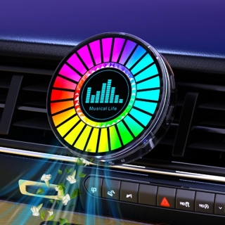 lampe d'ambiance à rythme RVB | Auto LED coloré Dj prise de son Arom lumière ambiante