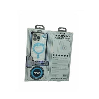 Coque pour iPhone 14 Pro En Silicone Blanc & Bleu