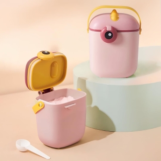 Boîte Alimentaire Sans BPA – Motif Dinosaure Rose