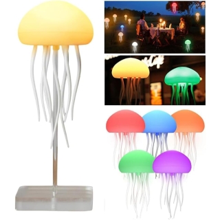 Veilleuse LED Méduse – Rechargeable Avec Pieds Dansants