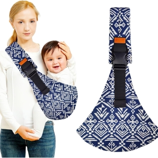 Porte-Bébé Pliable et Réglable - Multi-Positions De la Naissance à 42 Mois (Bleu)