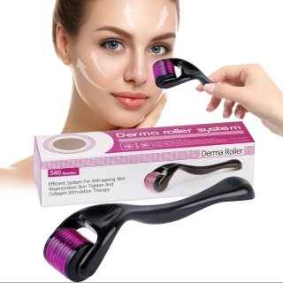 Rouleau de Massage et Soin Derma Roller pour Visage 0.25 mm