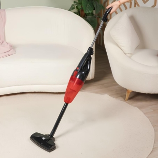 PROVA Aspirateur Balai 600 W 1,2 L Rouge - Modèle PE-0510