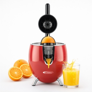 FLORENCE Presse-Agrumes Électrique 450W – 2 Cônes – Avec Bec Inox Anti-Goutte - Modèle HK-387
