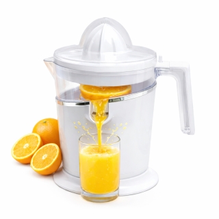 Florence Presse-Agrumes Électrique 100W – 0,8L – Bidirectionnel –Blanc - Modèle HK444-4