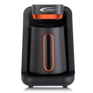 Florence Machine à Café Turc 2 en 1 - 500W – 280ml – Noir – Café & Milk Drinks - Modèle HK466