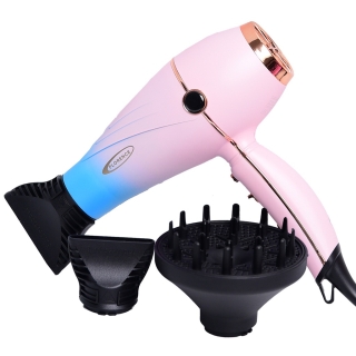 Florence Sèche-Cheveux 4 en 1 2200W – 15 000 RPM – Modèle HK400 - Rose