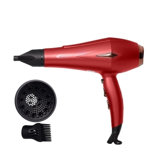 Sèche-Cheveux 3 en 1 Florence 2200W – Rouge - Modèle HK427