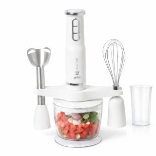 Florence Mixeur Plongeant 4en1- 600W – 500 Ml - Blanc