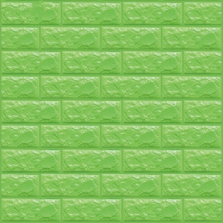 Panneau Mural Adhésif Vert - Anti-Humidité 3D - 77 * 70 cm