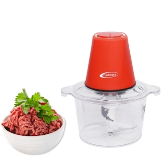 Florence Hachoir à Viande Multifonctionnel – 2 Litres – 400W – Rouge - Modèle HK360