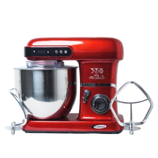 Robot Pétrin Florence 10L 2200W – SM-A02- Avec Afficheur Digital & 8 Vitesses (Rouge)