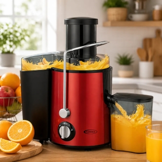 Florence Centrifugeuse R.2817 1200W – Extracteur de Jus Rouge