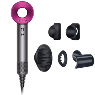 Sèche-Cheveux Florence HK445 1800W – 4 Températures, 3 Vitesses, Rose & Gris