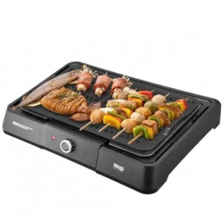 Barbecue Électrique DSP KB1083 – 1600W – Grill Antiadhésif avec Température Réglable