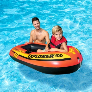 Bateau Gonflable Intex Explorer 100 – 147 x 84 x 36 cm – 1 Personne