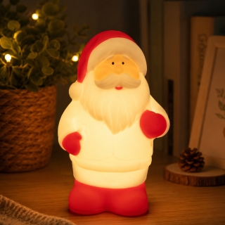Veilleuse LED Père Noel en Plastique – Lampe de Nuit pour Enfant
