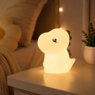 Veilleuse LED Motif Dinosaure en Plastique – Lampe de Nuit pour Enfant