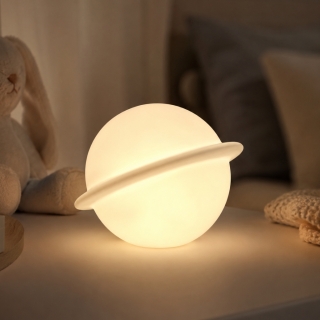 Veilleuse LED Motif Planète en Plastique – Lampe de Nuit pour Enfant