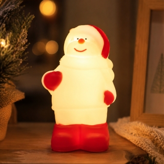 Veilleuse LED Motif Noel en Plastique – Lampe de Nuit pour Enfant