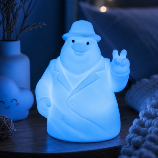 Veilleuse LED Détective Bleu en Plastique– Lampe de Nuit pour Enfant