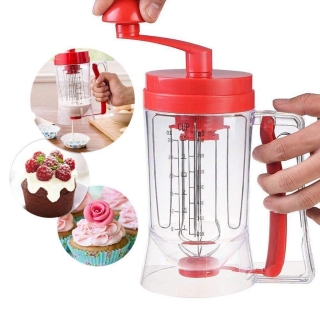 Mélangeur Multifonctions de Pâte 800 ml – Distributeur et Doseur Manuel