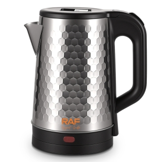 RAF Bouilloire Électrique 2 L – 1500 W avec Base Rotative 360°