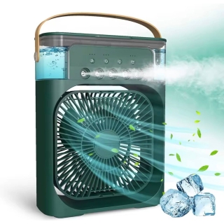 Climatiseur Portable Avec 3 Vitesses Et Veilleuse LED 7 Couleurs