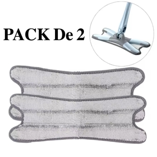 Pack de 2 Recharges Tête De Vadrouilles De Nettoyage