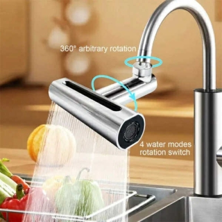 Tête Extension de Robinet Multifonctionnel 3 Modes Rotatif 360°
