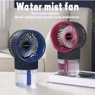 Ventilateur Portable Rechargeable avec Diffusseur et LED RGB