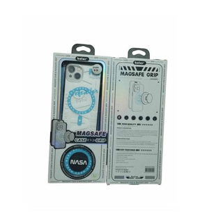 Coque pour iPhone 13 En Silicone Blanc & Bleu
