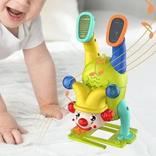 Jouet Clown Dansant Marchant Avec Musique et Lumière LED
